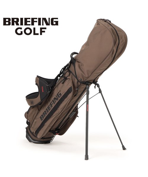 BRIEFING(ブリーフィング)/ブリーフィング ゴルフキャディバッグ スタンド CR－4 #03 9.5型 4分割 ホリデイコレクション ホリデー BRIEFING GOLF BRG233D6/ダークブラウン