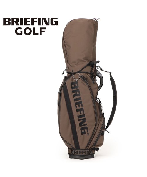 BRIEFING(ブリーフィング)/ブリーフィング ゴルフキャディバッグ カート CR－5 #03 9.5型 4分割 ホリデイコレクション ホリデー BRIEFING GOLF HOLIDAY B/ダークブラウン
