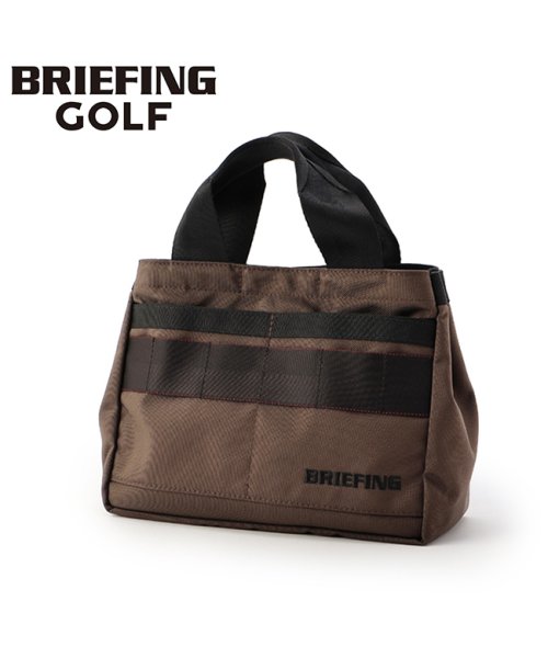 BRIEFING(ブリーフィング)/ブリーフィング ゴルフ カートバッグ トートバッグ カートトート ホリデイコレクション ホリデー BRIEFING GOLF HOLIDAY BRG233T74/ダークブラウン