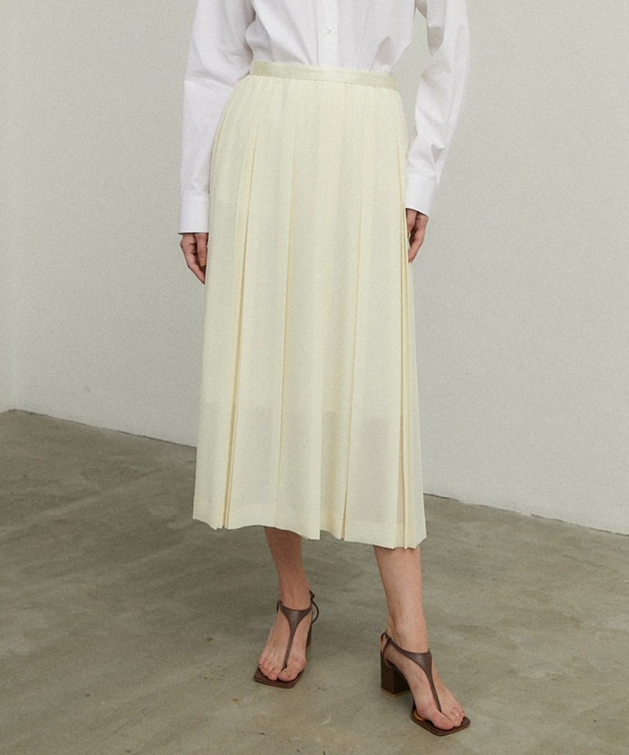 BEIGE 【andGIRL 4月号掲載】ANNE / プリーツスカート ABSINTHE 6 BEIGE 【andGIRL 4月号掲載】ANNE / プリーツスカート ABSINTHE 6