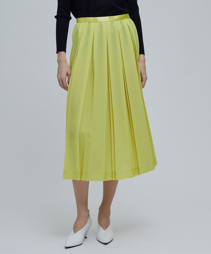 BEIGE 【andGIRL 4月号掲載】ANNE / プリーツスカート CHARTREUSE 2 BEIGE 【andGIRL 4月号掲載】ANNE / プリーツスカート CHARTREUSE 2