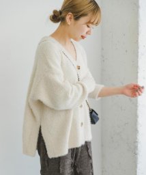 ITEMS URBANRESEARCH(アイテムズ アーバンリサーチ（レディース）)/フェザーモールカーディガン/OFF