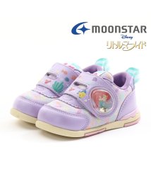 moonstar(ムーンスター)/ムーンスター moonstar キッズ 女の子 男の子 スニーカー ディズニー アリエル ダンボ かわいい 洗える TKHS－DNB1318/パープル