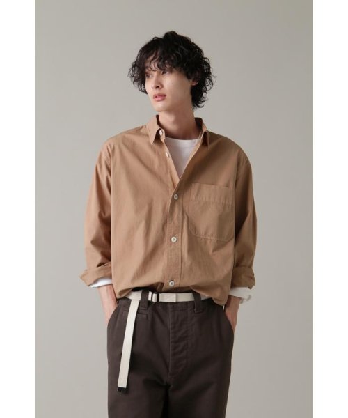 MHL.(エムエイチエル)/COMPACT COTTON POPLIN/RUST3