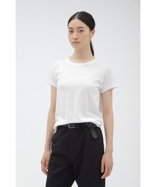 MARGARET HOWELL(マーガレット・ハウエル)/PLAIN COTTON JERSEY/WHITE