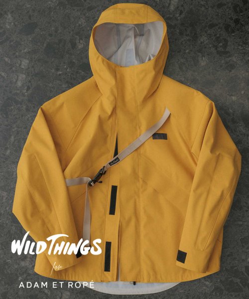 ADAM ET ROPE'(アダム　エ　ロペ)/《2024SS》【WILD THINGS / ワイルドシングス 別注】TOOLSTRAP DENALI JACKET / UNISEX/イエロー（80）