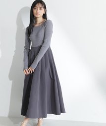 NATURAL BEAUTY BASIC/バックシャンドッキングワンピース/505840003