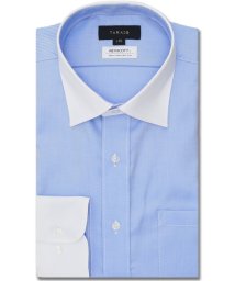 TAKA-Q/綿100％ ノーアイロン スタンダードフィット ワイドカラー長袖シャツ シャツ メンズ ワイシャツ ビジネス ノーアイロン yシャツ ビジネスシャツ 形態安定/505840102