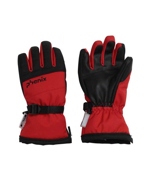 phenix(phenix)/Phenix フェニックス Transcends Shade Junior Gloves トラセンド シェード ジュニア スキー グローブ 手袋 防水 吸水 速/レッド