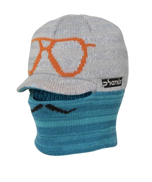 phenix(phenix)/Phenix フェニックス Color glasses Junior Knit Hat カラー グラシズ ジュニア スキー ニット ハット キャップ 帽子 2W/グレー