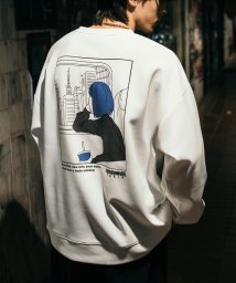 Rocky Monroe/トレーナー スウェット プルオーバー メンズ レディース プリント オーバーサイズ ビッグシルエット ダンボールニット ストレッチ ゆったり ゆるカジ カジュア/505840863