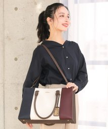 Clelia/トートバッグ レディース ブランド 大容量 A4対応 トリコロール ショルダー付き 合皮 フェイクレザー Clelia クレリア リベルテ CL－22772/505840864