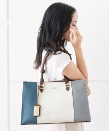 Clelia/トートバッグ レディース ブランド 大容量 A4対応 トリコロール ショルダー付き 合皮 フェイクレザー Clelia クレリア リベルテ CL－22772/505840864