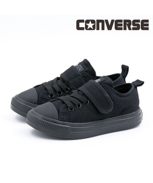 CONVERSE(コンバース)/コンバース CONVERSE キッズ スニーカー チャイルド オールスター ライト V－1 HI OX 軽量 CO－CDASLTV1/ブラック系1