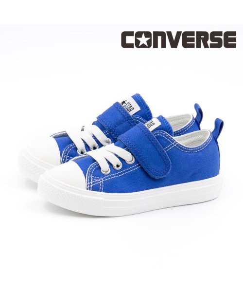 CONVERSE(コンバース)/コンバース CONVERSE キッズ スニーカー チャイルド オールスター ライト V－1 HI OX 軽量 CO－CDASLTV1/ブルー系1