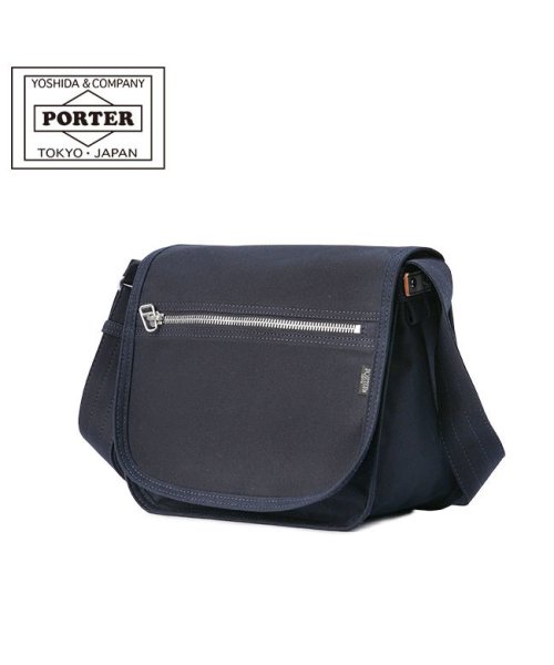 PORTER(ポーター)/ポーター ネイキッド ショルダーバッグ(M) 667－09472 667－19472 吉田カバン ショルダーバッグ レディース 斜めがけ 大人 PORTER/ネイビー