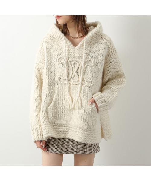 セール】CELINE ニット パーカー 2AD19703R.01OW プルオーバー  