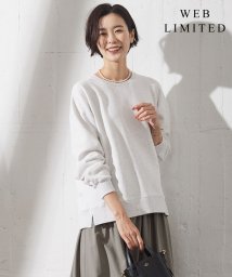 J.PRESS LADIES（LARGE SIZE）(J．プレス　レディス（大きいサイズ）)/【WEB限定】URAKE カットソー/ホワイト系