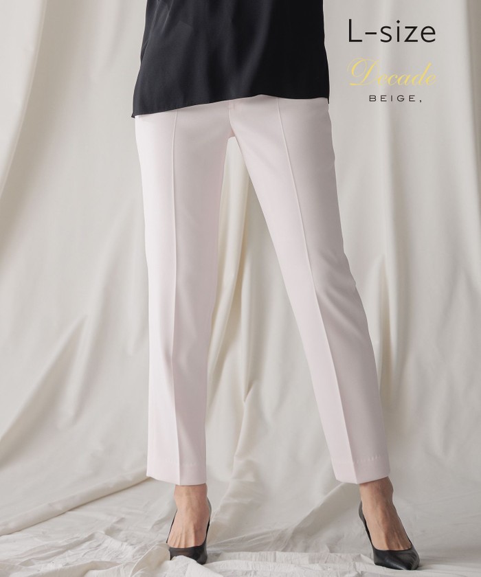 BEIGE 【L−size】LUIZA / クロップドパンツ CHERRYPINK 10