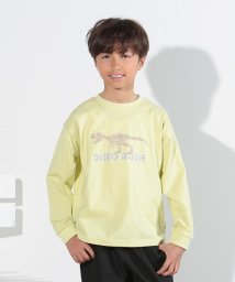 SHOO・LA・RUE(Kids) (シューラルーキッズ)/【110－140cm】BOYモチーフロンT/グリーン（025）