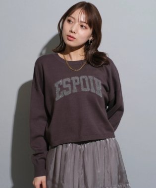 Mystrada/【ルミネ新宿・ルクア大阪店限定】ラメロゴニット/505842209