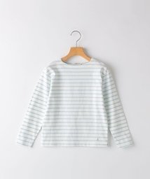 SHIPS KIDS(シップスキッズ)/SHIPS KIDS:80～90cm / ボーダー 長袖 TEE/ライトブルー