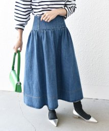 SHIPS any WOMEN/SHIPS any: デニム ギャザー スカート［SHIPS any DENIM］/505842388