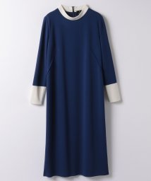 LANVIN COLLECTION(ランバンコレクション（レディス）)/バイカラーワンピース/ネイビー