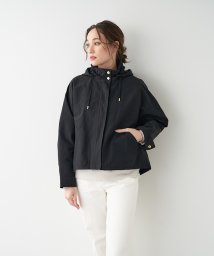 MICA&DEAL(マイカアンドディール)/nylon hooded blouson/BLACK