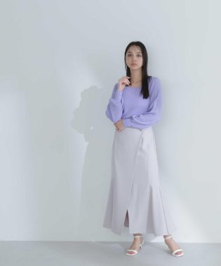 NATURAL BEAUTY BASIC/メタルボタンマーメイドスカート/505842588