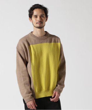 GARDEN/YOKE/ヨーク/Intarsia Crewneck Sweater/505842642