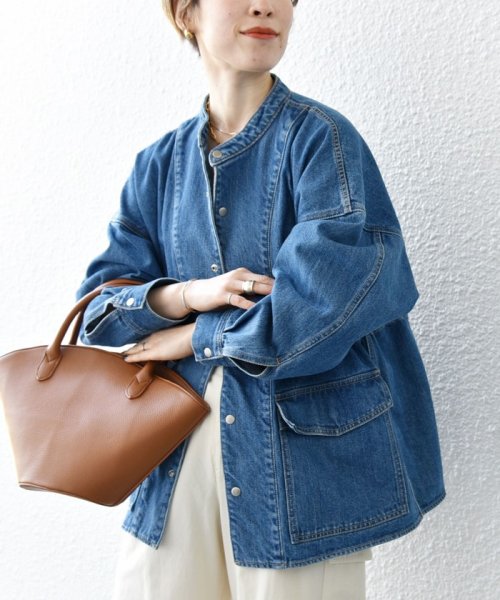 《一部予約》SHIPS any: デニム ワーク ジャケット［SHIPS any DENIM］ SHIPS any