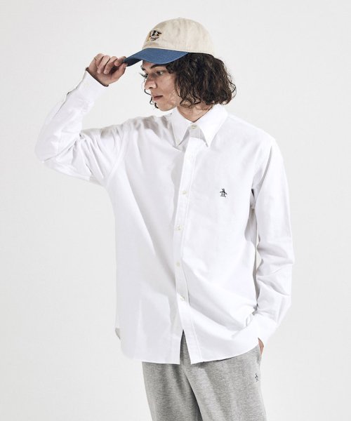 Penguin by Munsingwear(ペンギン　バイ　マンシングウェア)/OXFORD B.D. SHIRT / オックスフォードボタンダウンシャツ/ホワイト