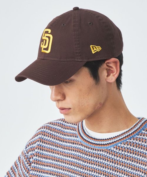 green label relaxing(グリーンレーベルリラクシング)/【別注】＜NEW ERA＞GLR 9TWENTY 4PLACE エンブレム キャップ/DK.BROWN