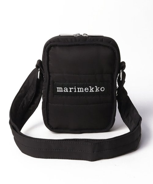 Marimekko(マリメッコ)/マリメッコ 090805 ショルダーバッグ クロスボディ ロゴ/ブラック
