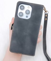 Lace Ladies/ストラップ付きレザー調多機能手帳型iPhoneケース/505829990