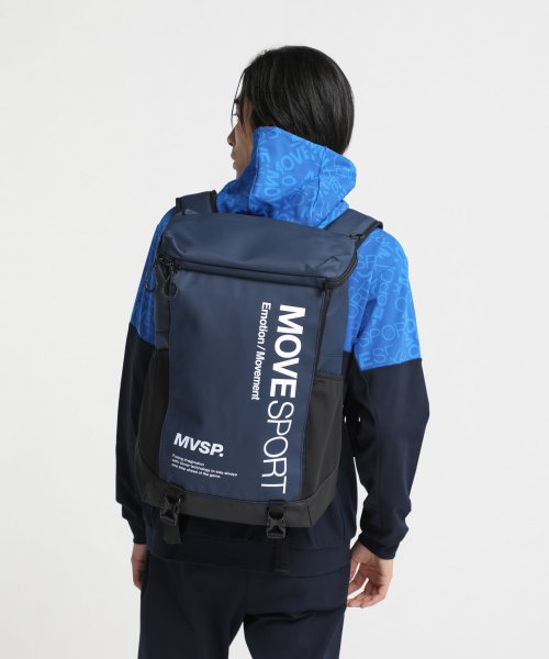 MOVESPORT(ムーブスポーツ)/スクエアバッグパック30L/ネイビー