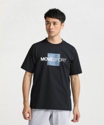MOVESPORT(ムーブスポーツ)/S.F.TECH TOUGH ショートスリーブシャツ/ブラックグレー