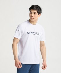 MOVESPORT(ムーブスポーツ)/SUNSCREEN TOUGH ソフトハイゲージ ショートスリーブシャツ/ホワイト
