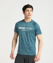 MOVESPORT(ムーブスポーツ)/ジャガードグラフィック ショートスリーブシャツ/カーキ