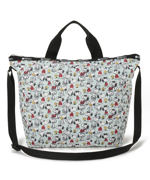 LeSportsac(LeSportsac)/DELUXE EASY CARRY TOTEスヌーピー＆ウッドストック/ホワイト