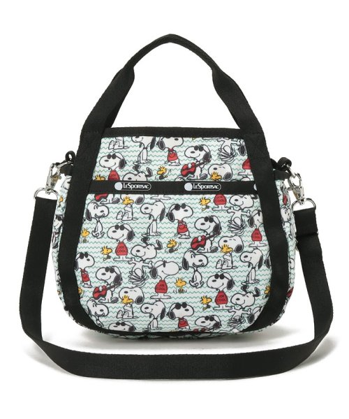 LeSportsac(LeSportsac)/SMALL JENNIスヌーピー＆ウッドストック/ホワイト