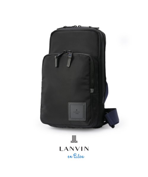 LANVIN(ランバン)/ランバンオンブルー バッグ ボディバッグ ワンショルダーバッグ メンズ ブランド 斜めがけ 撥水 防水 LANVIN en Bleu 541901/ブラック