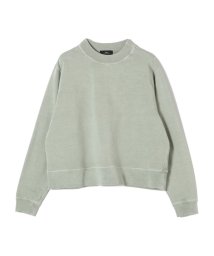 SHIPS WOMEN(シップス　ウィメン)/Primary Navy Label:〈洗濯機可能〉顔料染め クルーネック プルオーバー/ミント