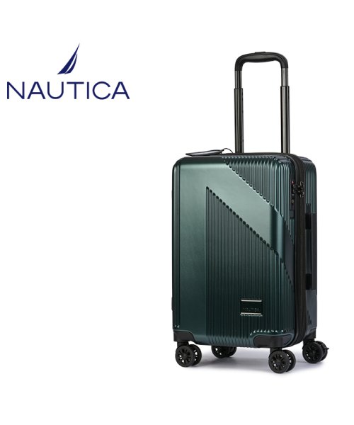 NAUTICA(ノーティカ)/ノーティカ スーツケース 機内持ち込み 37L/41L Sサイズ SS 拡張 ストッパー付き NAUTICA 370－1000 キャリーケース キャリーバッグ/グリーン