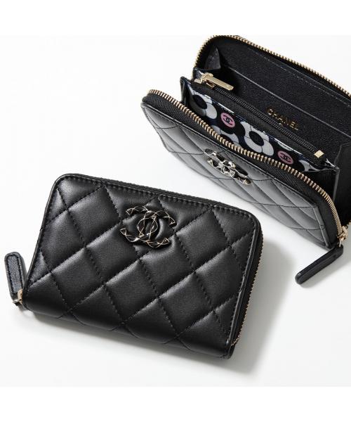 CHANEL コインケース MATELASSE AP3625 B14330 ラムスキン(505843565