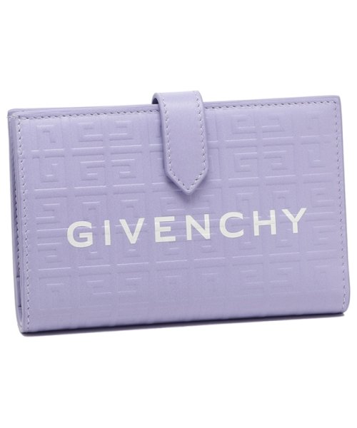 GIVENCHY(ジバンシィ)/ジバンシィ 二つ折り財布 Gカット ミニ財布 ロゴ 4G パープル レディース GIVENCHY BB60K8B1J5 532/その他