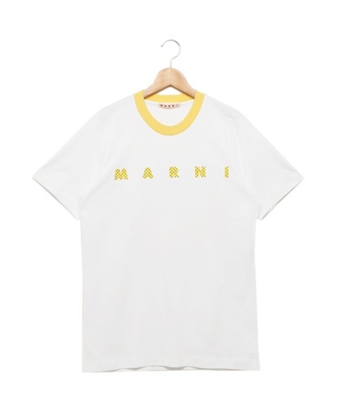 MARNI(マルニ)/マルニ Tシャツ カットソー オーガニックコットン 水玉ロゴ ホワイト メンズ MARNI HUMU0198PN USCV77 PDW01/その他