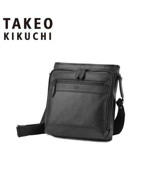TAKEO KIKUCHI(タケオキクチ)/タケオキクチ ショルダーバッグ メンズ ブランド 斜めがけ 縦型 TAKEO KIKUCHI 745121/ブラック