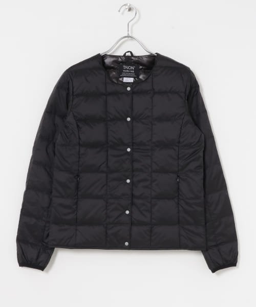URBAN RESEARCH(アーバンリサーチ)/TAION　BUTTON DOWN JACKET/BLACK